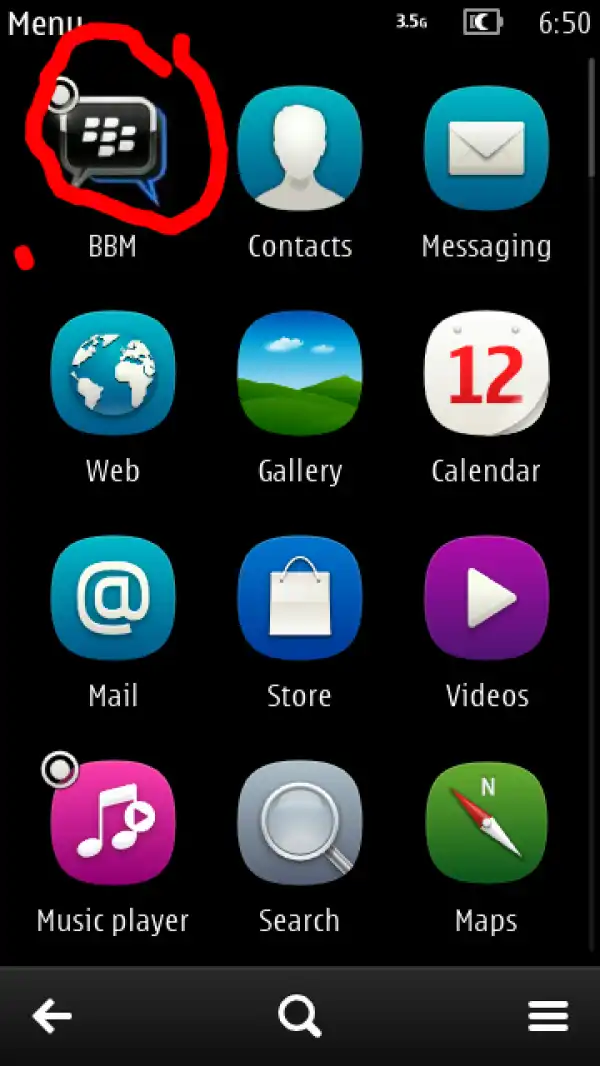 How To Use BBM On Symbian Phone.